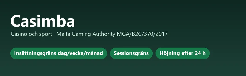 Casimbas startsida med 200 % välkomstbonus upp till 5 000 € och 50 free spins