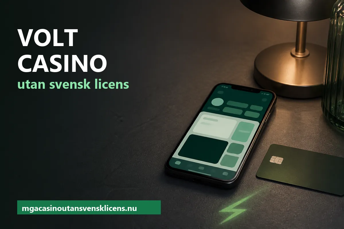 Mobiltelefon med en bankapp utan text och en blixtformad grön ljusreflex på ett mörkt skrivbord bredvid ett bankkort